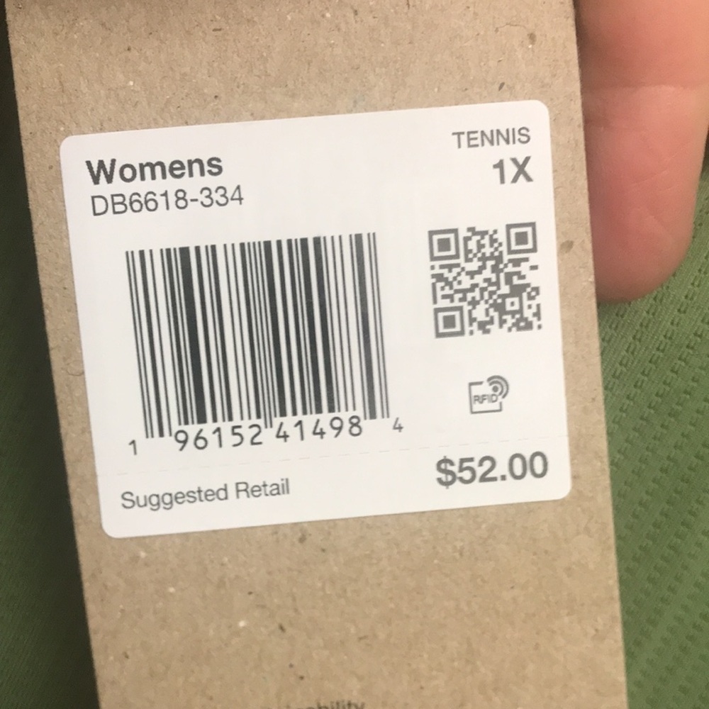Nike Tennis/Athletic/Athleisure Training Top, 1X, NWT! - Picture 9 of 10
